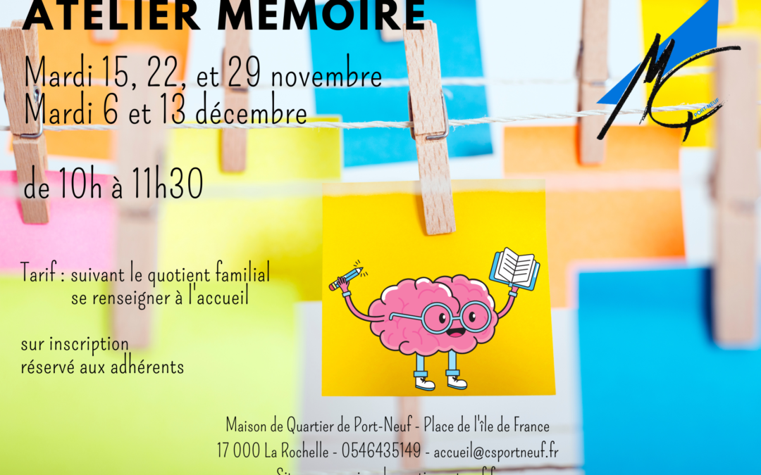 Programme Adultes Novembre Décembre