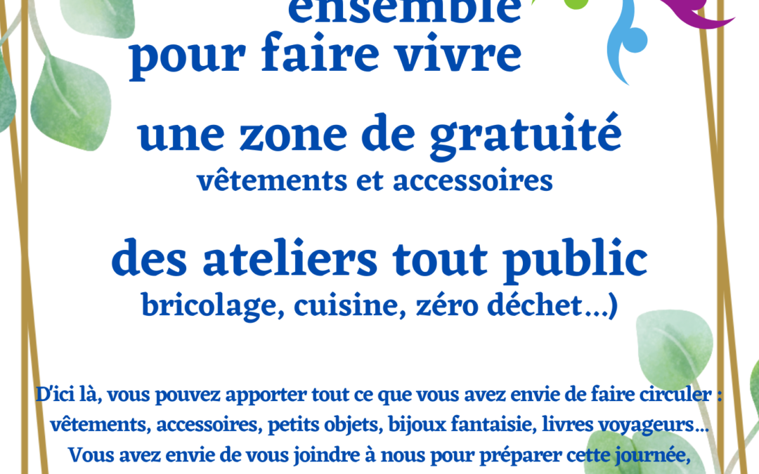 Une journée ensemble pour faire vivre- Samedi 18 MARS 2023