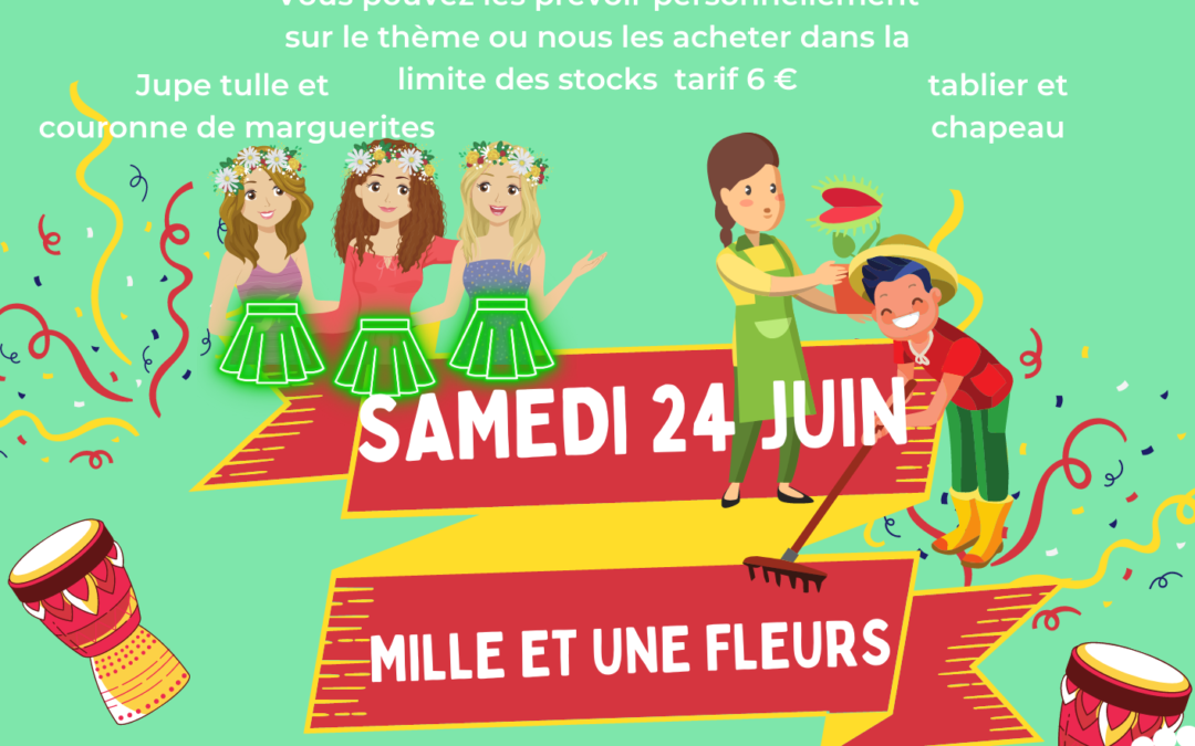 CARNAVAL – Report du carnaval au 24 juin 2023