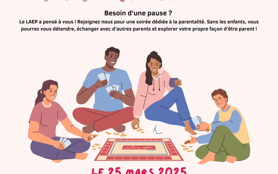 Soirée jeux sur le thème de la parentalité – MARDI 25 MARS