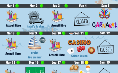 Programme du secteur jeunesse Avril 2025