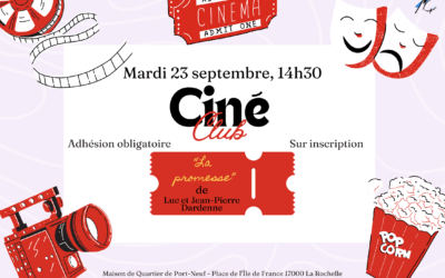 Mardi 23 septembre – Ciné club