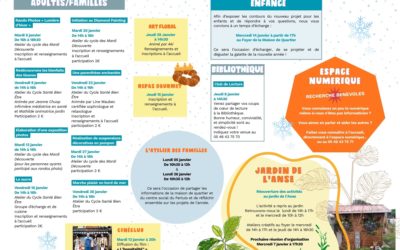 Plaquette mensuelle de janvier 2026