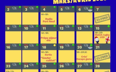 Programme/jeunesse des mercredis de février et mars 2026