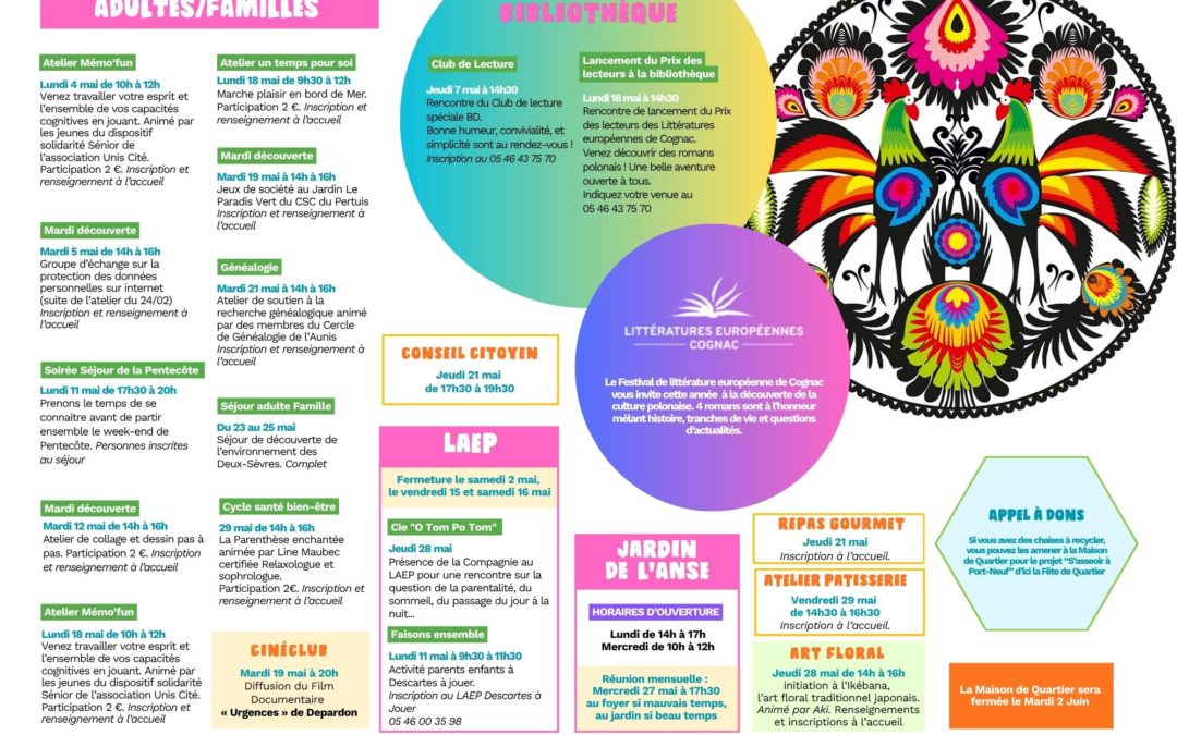 Plaquette mensuelle de mai 2026